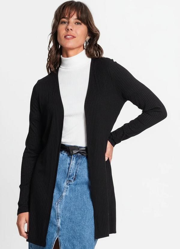 Cardigan Preto