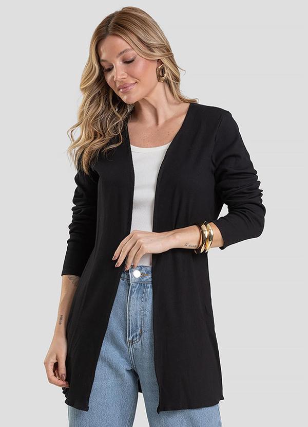 Vista 2 Cardigan Preto Endless Endless