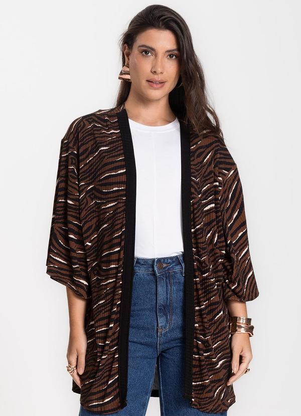 Kimono Feminino Marrom