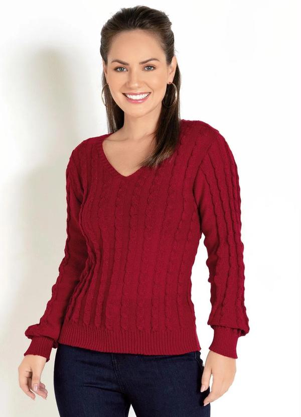 Blusa em Tricot Vermelha