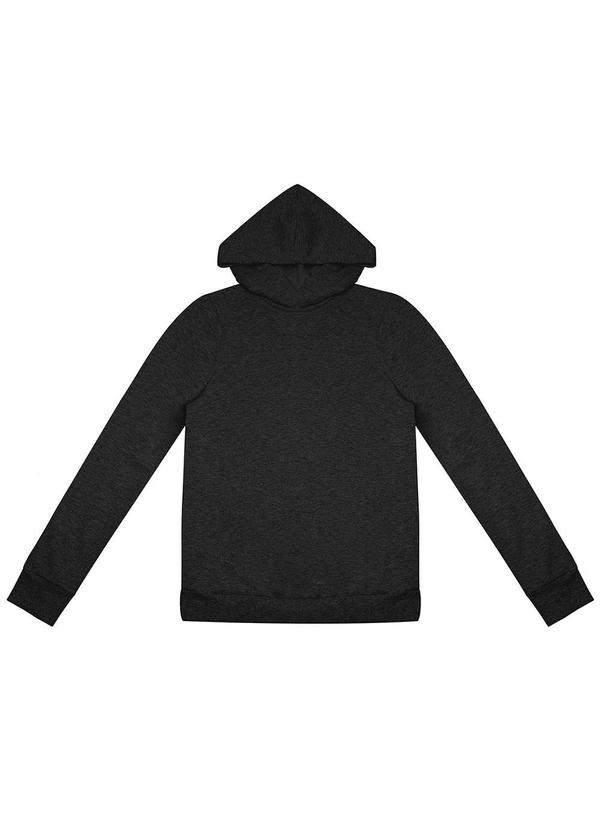 Blusão com Capuz Feminino Preto