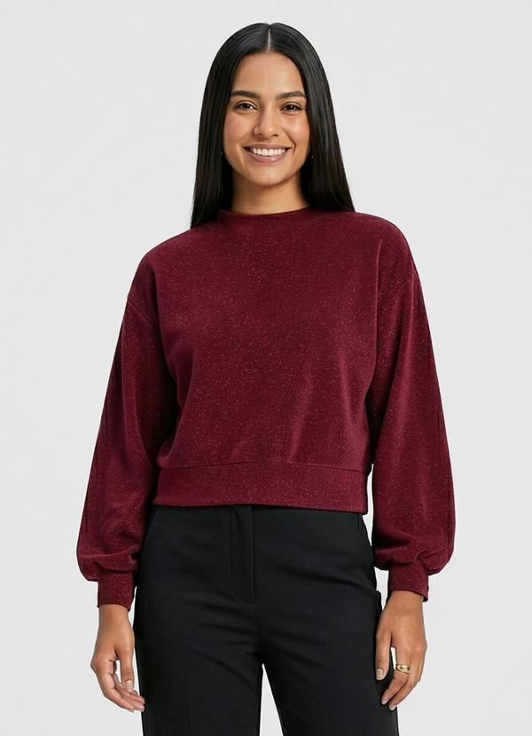 Blusão Feminino Tricot Vermelho