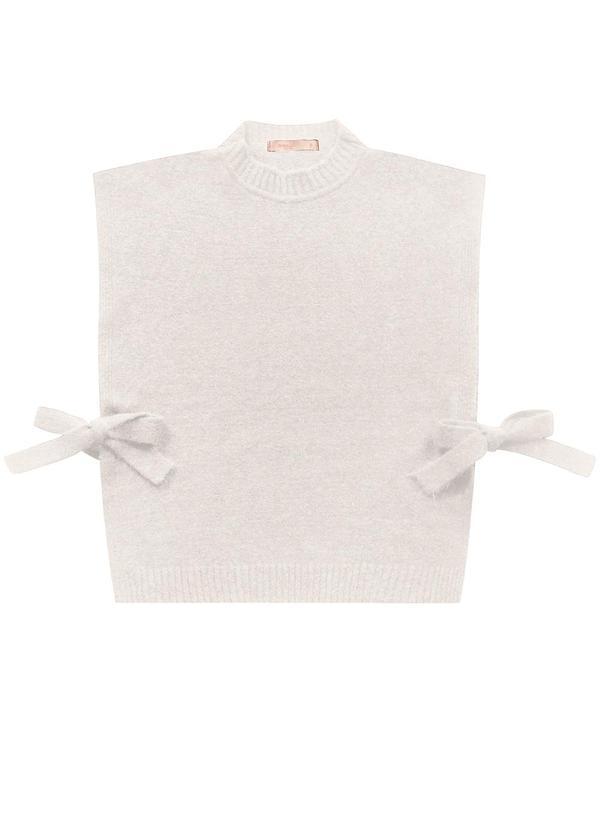 Colete Tricot Branco