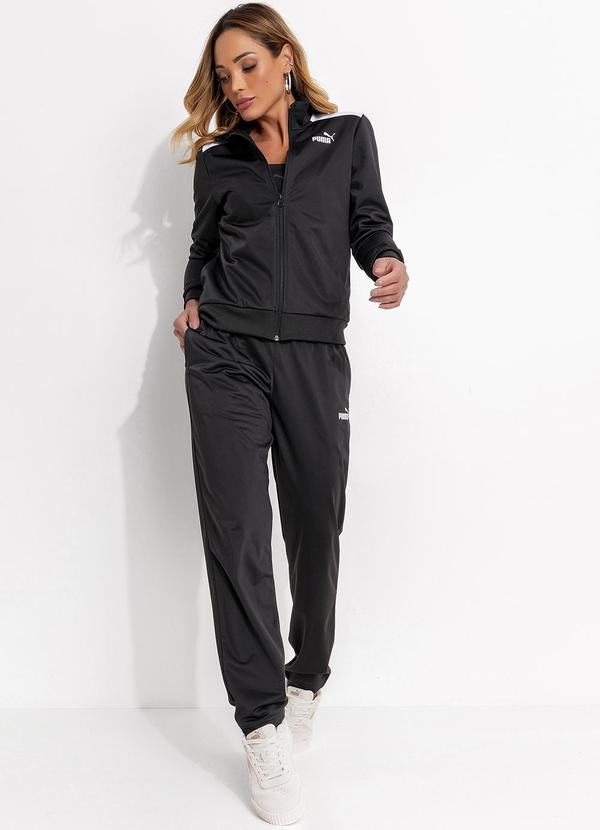 Vista 2 Agasalho Poly Suit Op Preto Puma Puma
