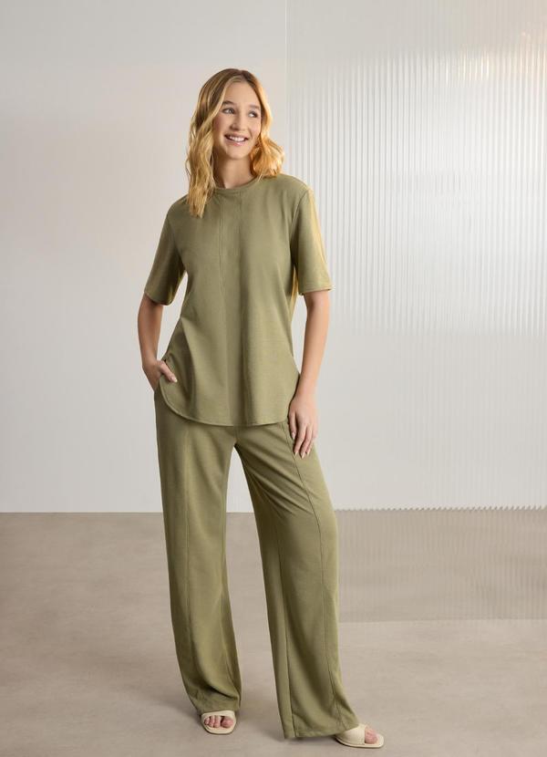 Conjunto com Calça e Blusa DVerde