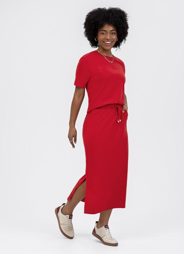 Conjunto em Cotton Vermelho