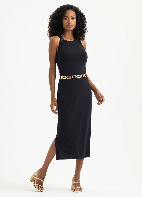 Conjunto em Crepe Preto