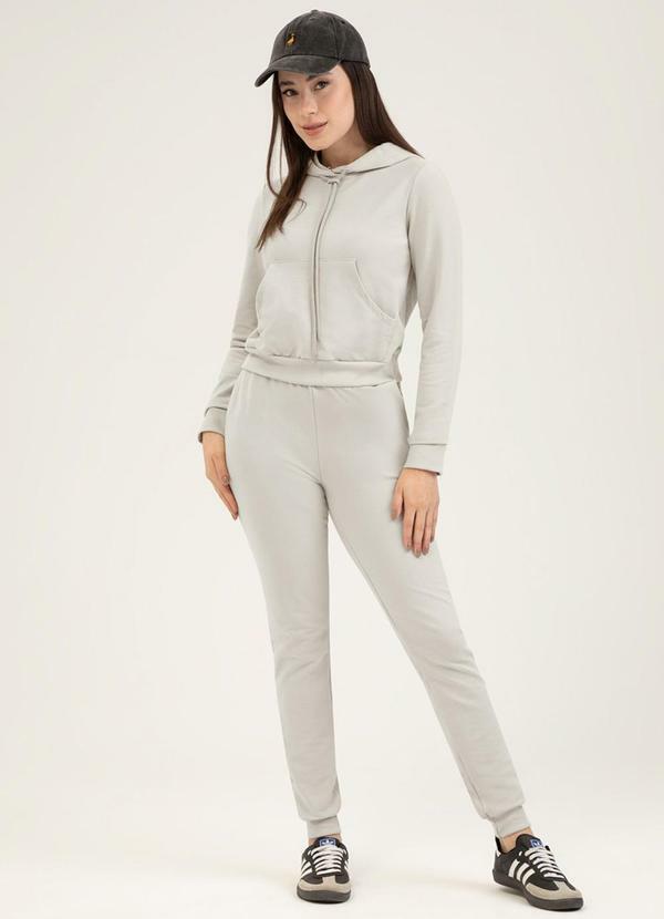 Conjunto em Molecotton Cinza Claro