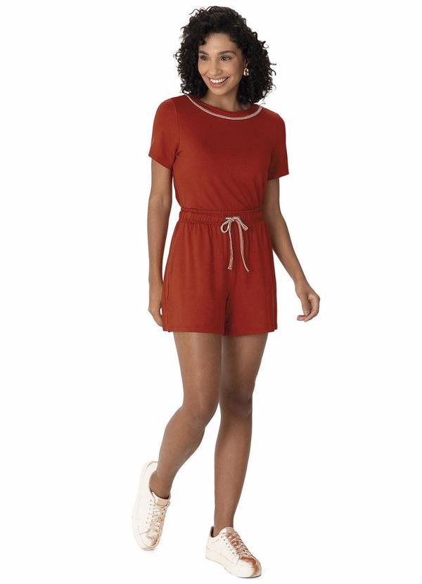 Conjunto em Moletinho Terracota