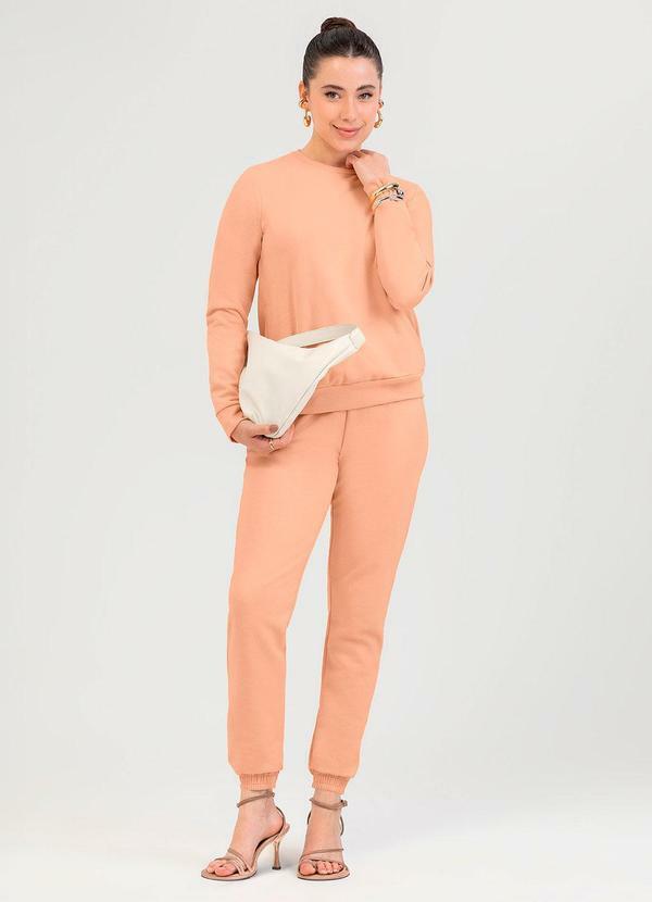 Conjunto em Moletom Laranja