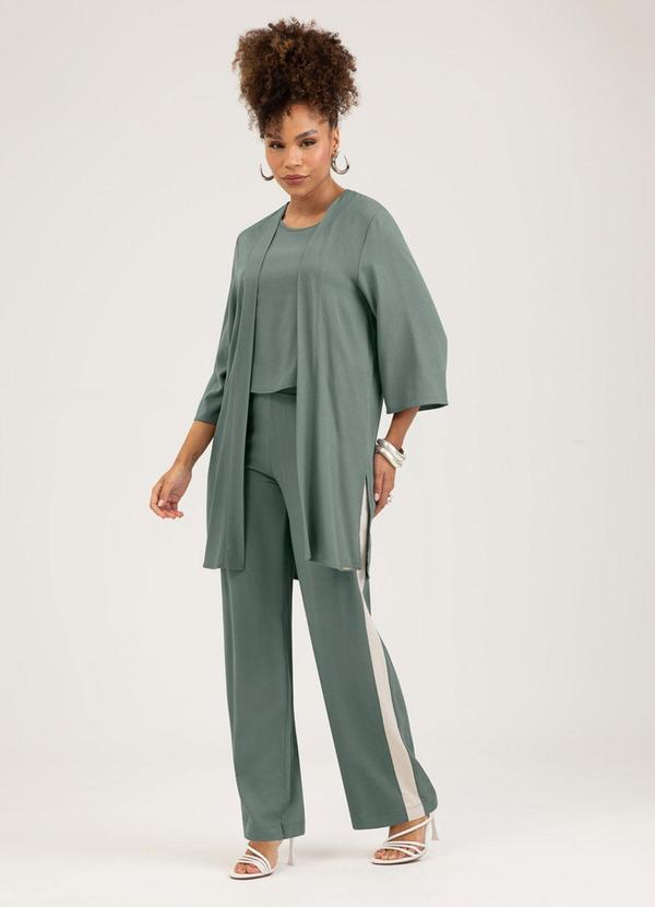Conjunto em Viscose Cinza
