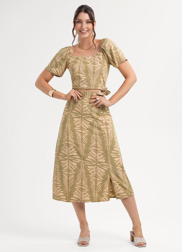 Vista 2 Conjunto em Viscose Marrom Habana Habana