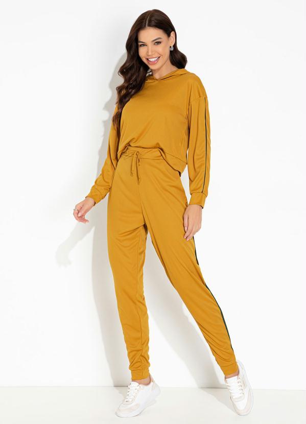 Conjunto Mostarda com Calça Jogger
