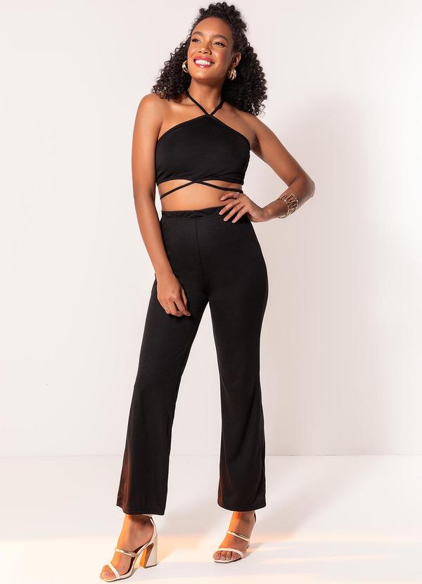 Conjunto Preto em Malha