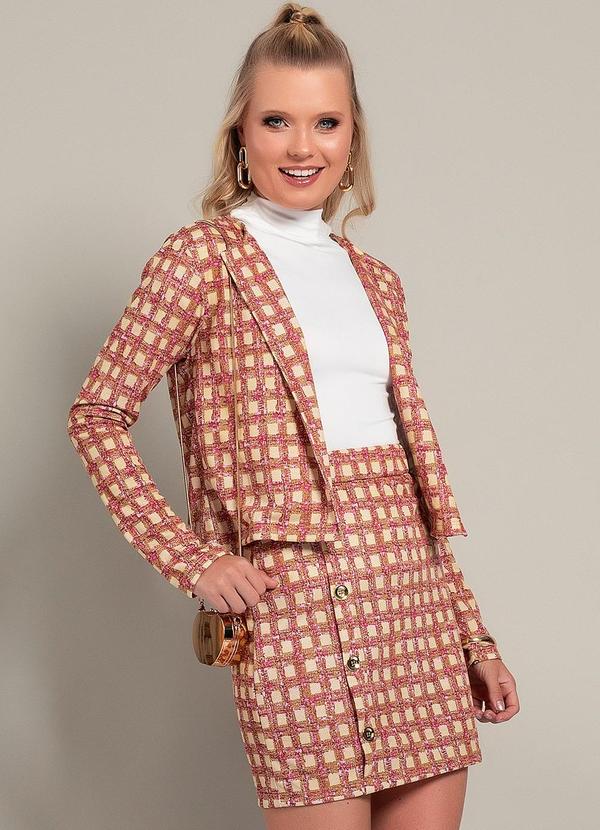 Conjunto Xadrez Textura em Malha