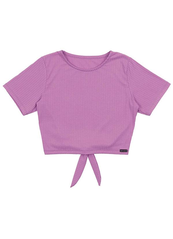 Blusa com Amarracao Teen Feminina Rosa