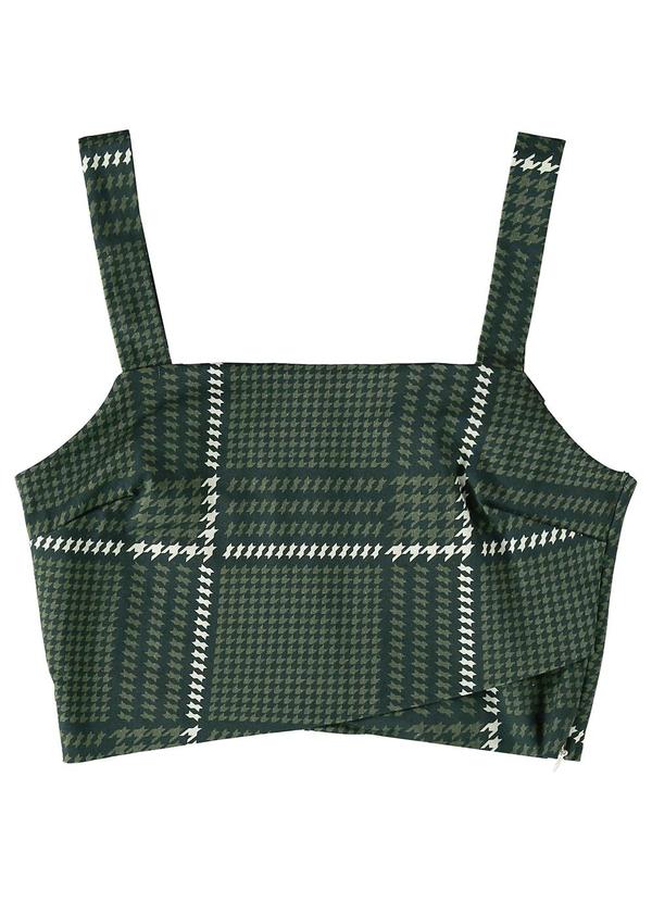 Blusa Feminina Cropped Verde