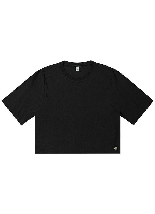 Vista 2 Blusa Feminina em Twill Cey Preto Rovitex Rovitex