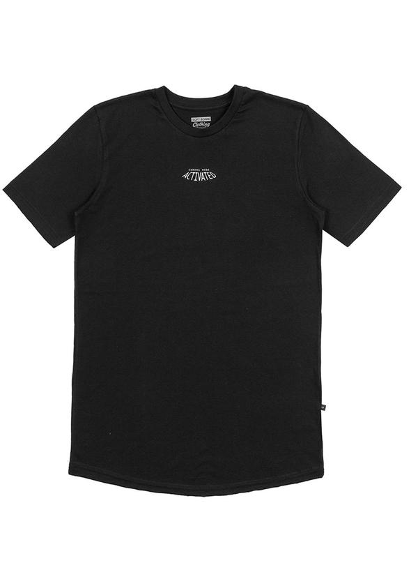 Camiseta Alongada Teen Unissex Preto