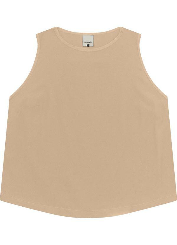 Vista 2 Regata Cropped em Viscose Areia Malwee Malwee
