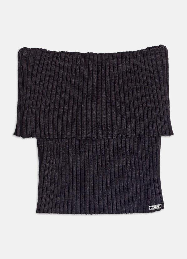 Top de Tricô Preto