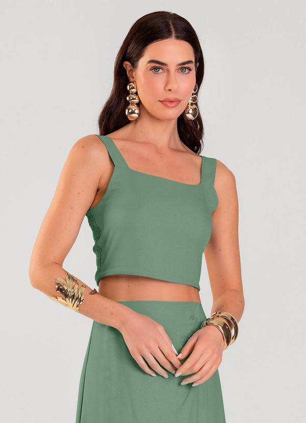 Top Liso Feminino Verde