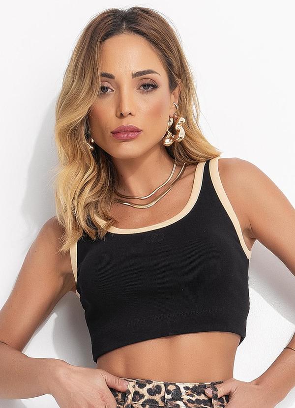 Vista 2 Top Preto Colcci Colcci