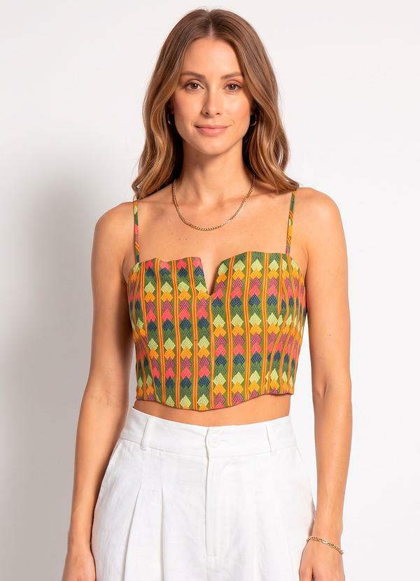 Topem Viscose Doralice Laranja