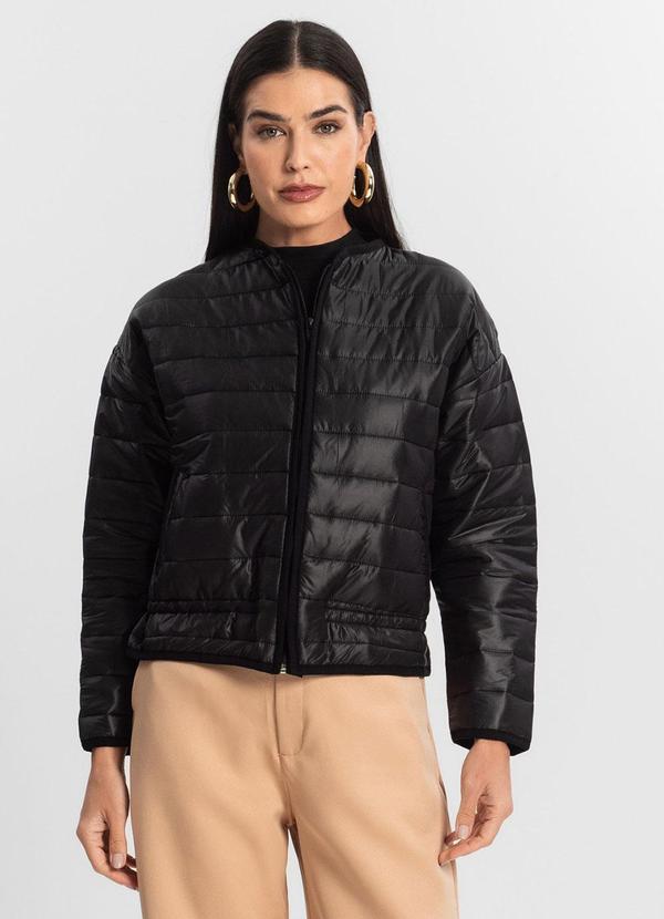 Jaqueta Feminina Microfibra Preto