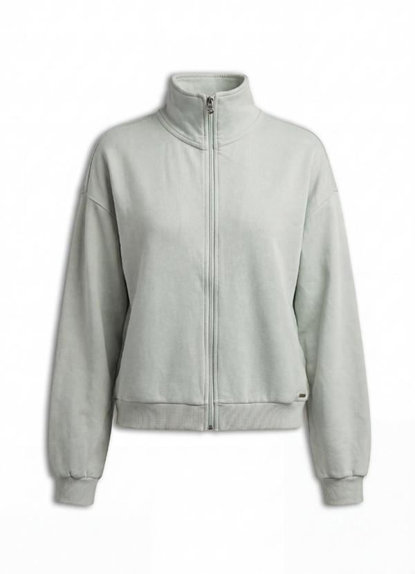 Jaqueta Feminina Moletom Collab e Brandili Verde