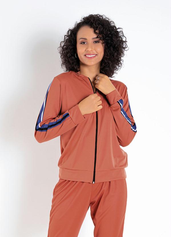 Jaqueta Terracota Bomber
