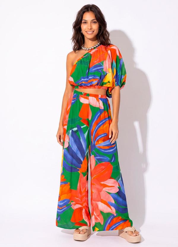 Macacão em Viscose Verde