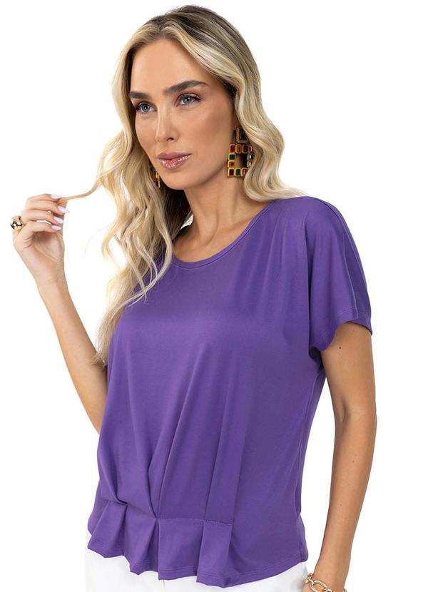 Blusa Malha Soft Feminina Roxo