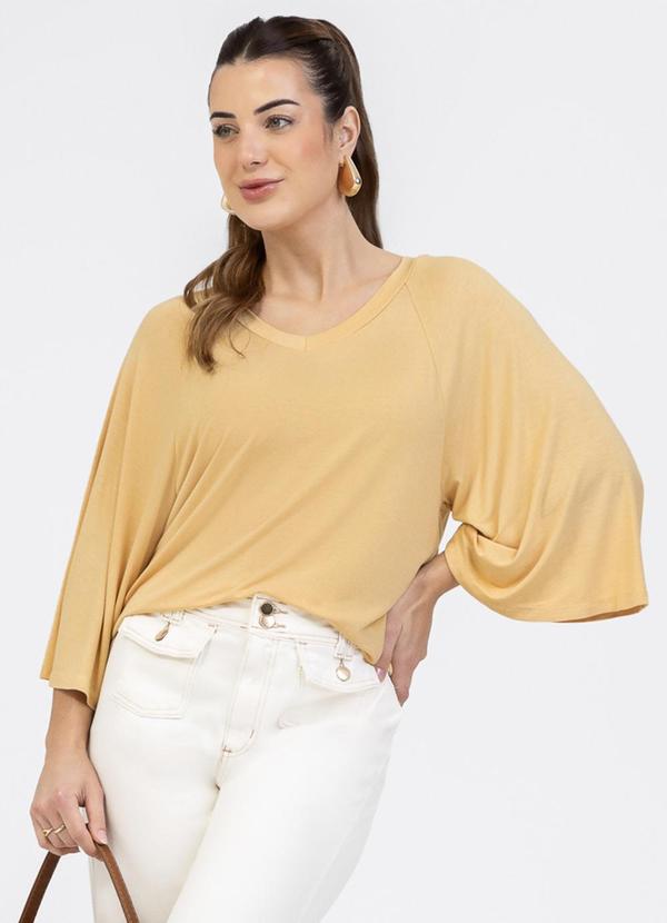 Blusa em Viscose Amarelo