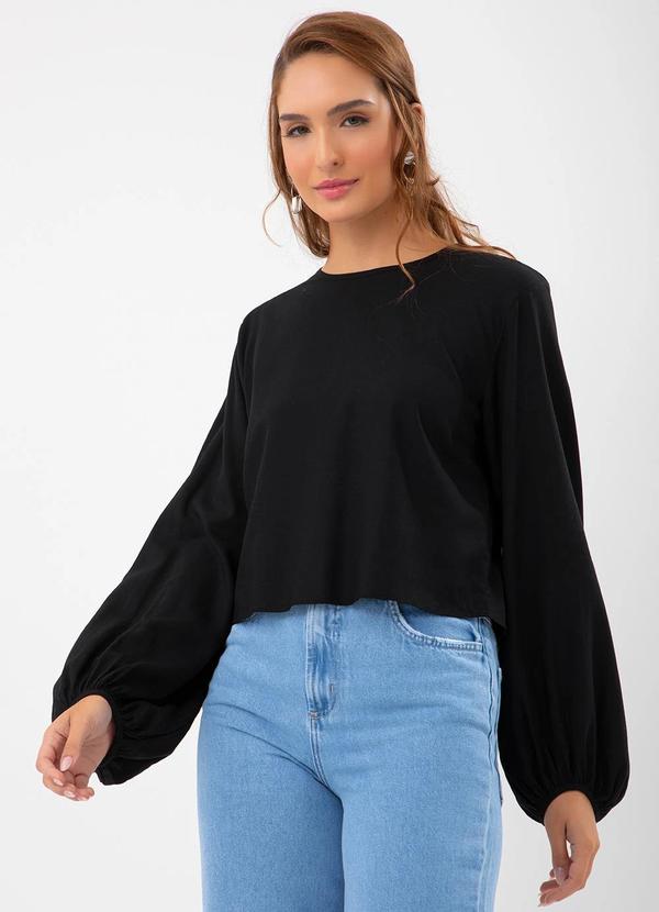 Blusa em Viscose Preto
