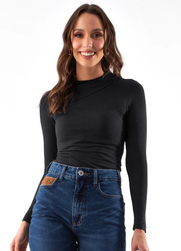 Blusa em Viscose Preto