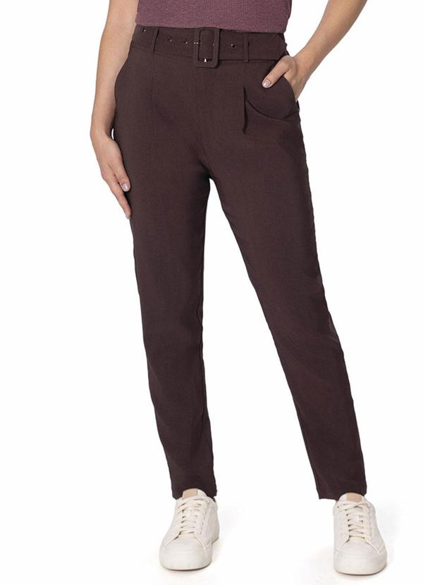 Calça Carrot Alfataria Marrom