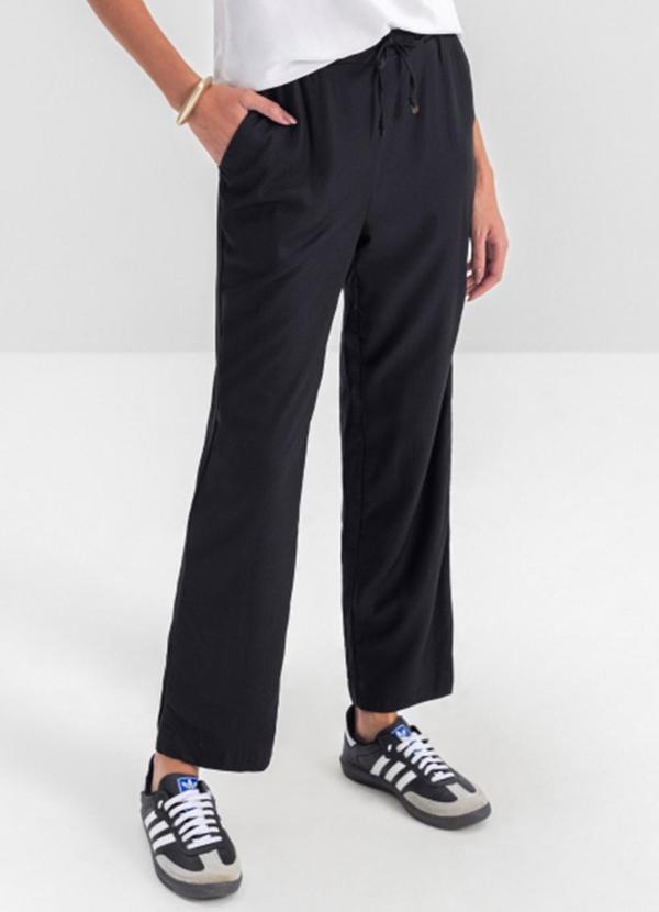 Calça de Viscose Feminino  Preto