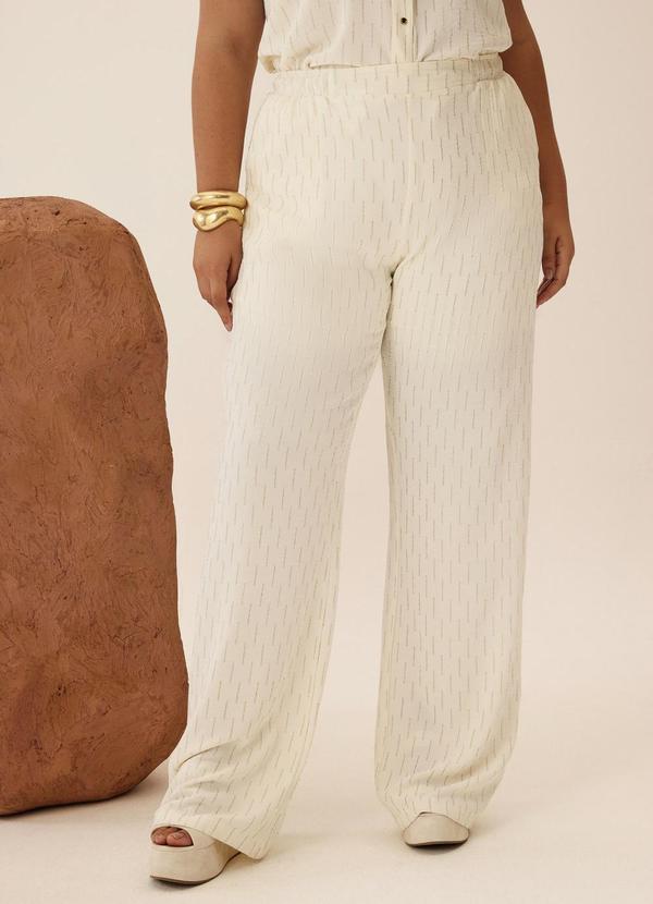 Calça Diamond Elástico Cos Off White