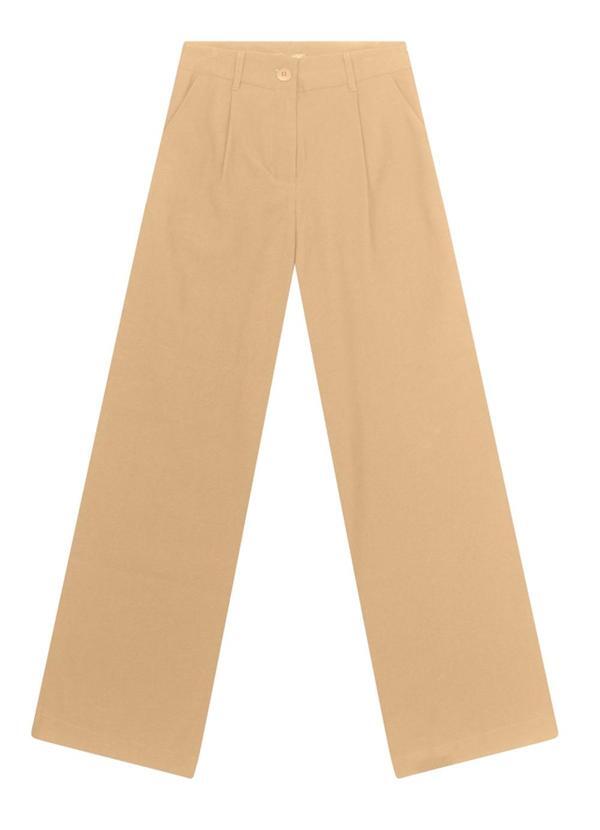 Calça Feminina em Alfaiataria Natural