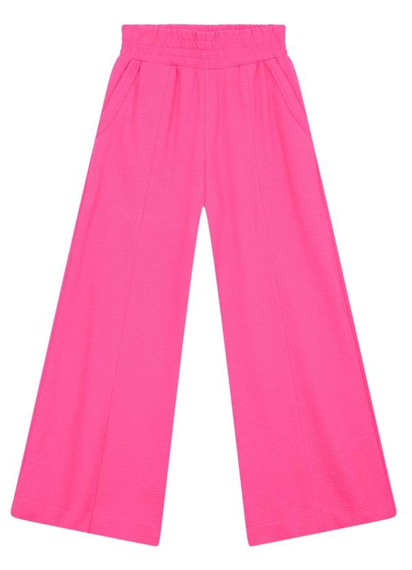 Calça Feminina em Malha Rosa