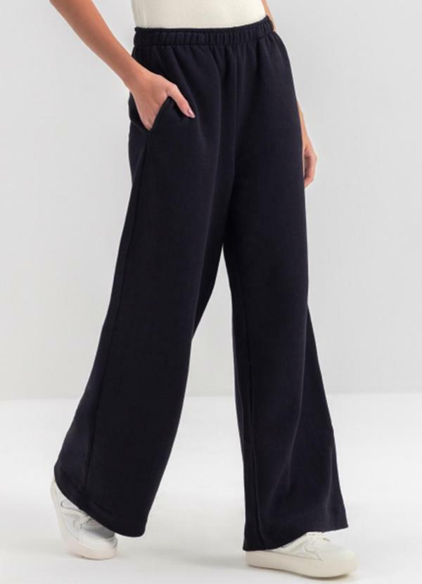 Calça Feminina em Moletom Preto