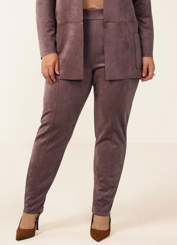Calça Feminina Suede Marrom