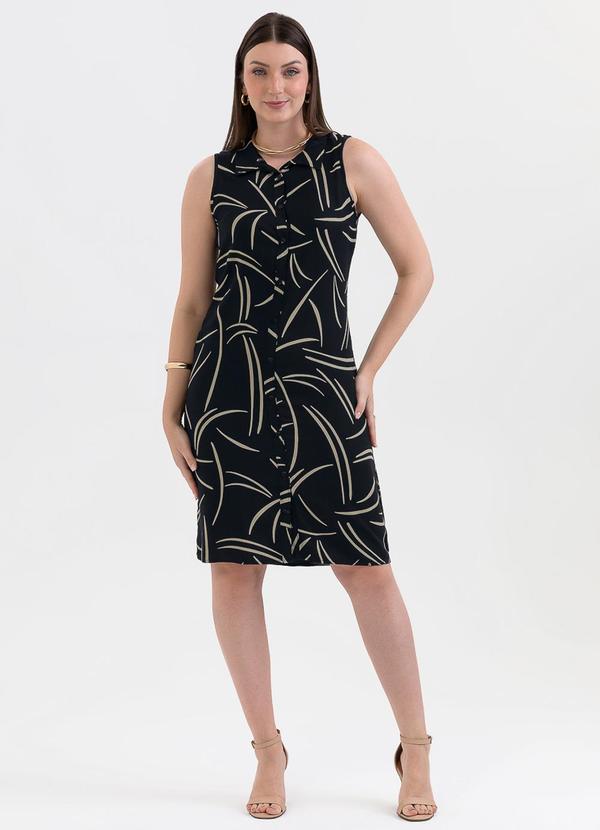 Vestido em Viscose Preto