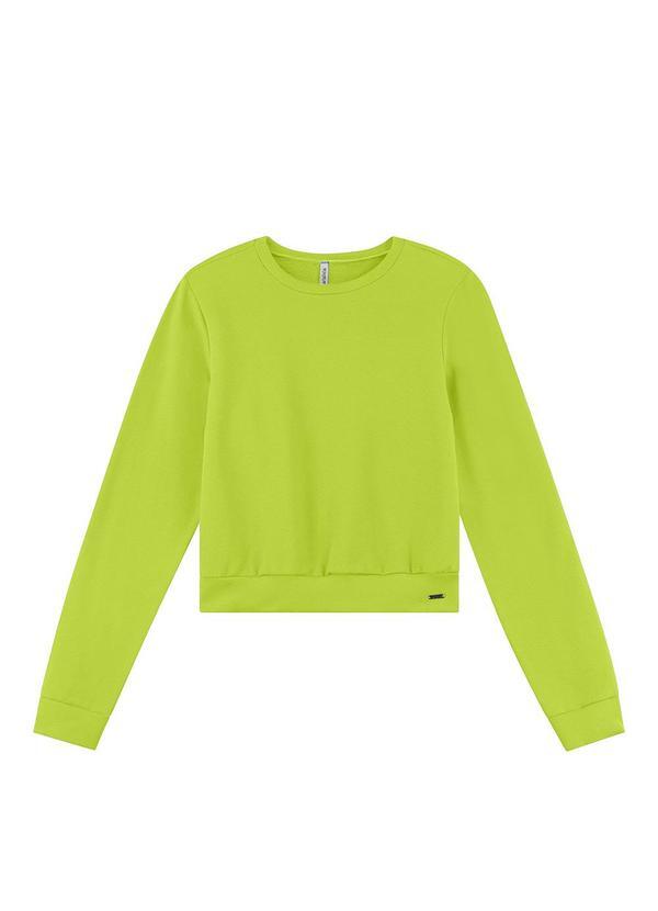 Blusão Feminino Moletom Verde