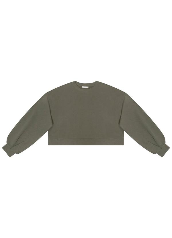 Blusão Moletom Feminino Verde