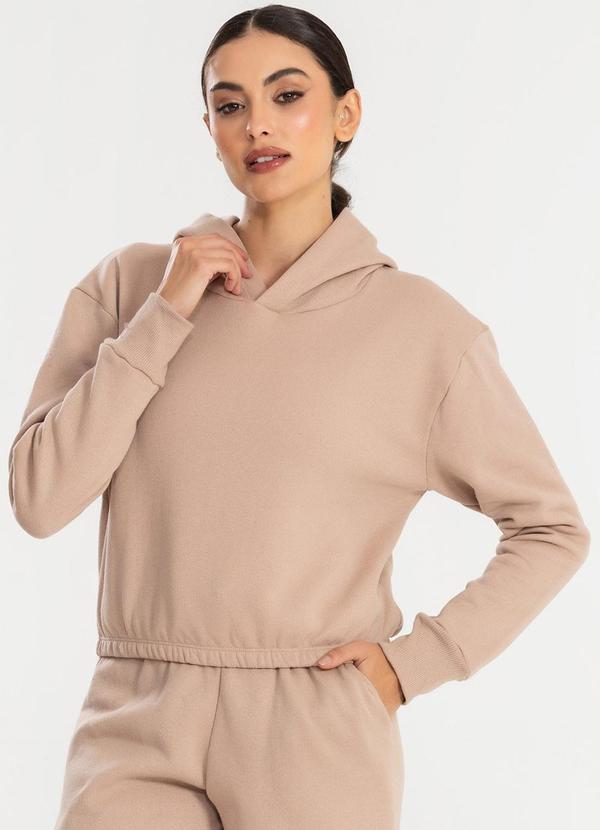 Vista 2 Cropped Moletom com Capuz Terra Meu Jeans Meu Jeans