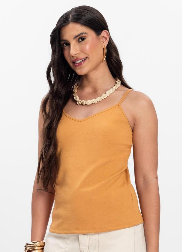 Blusa de Alça Amarelo