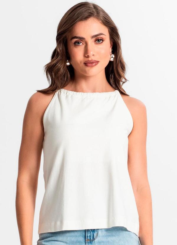 Blusa de Alça Feminina Bege