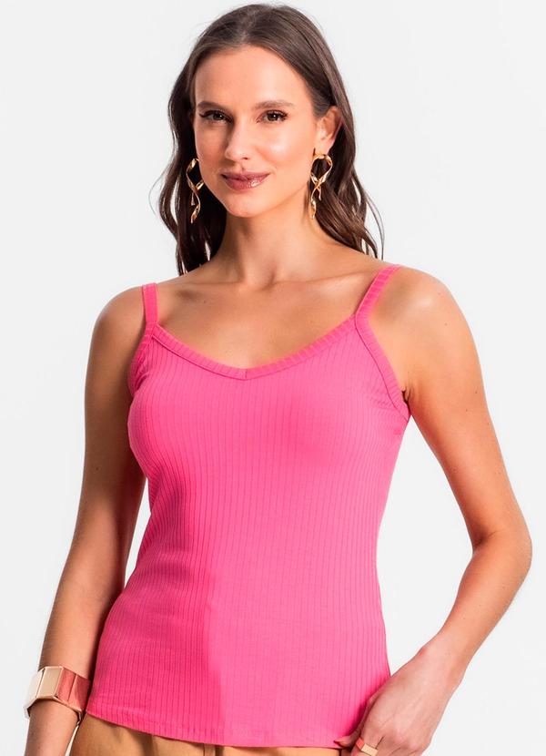 Blusa de Alça Feminina Rosa